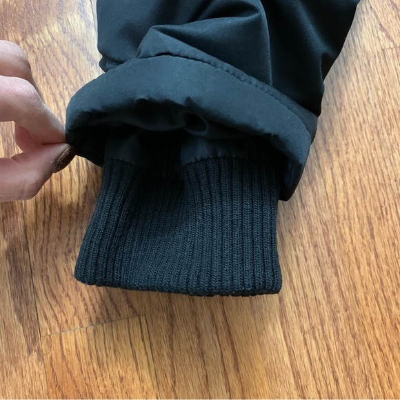 INTL d.e.t.a.i.l.s black quilted puffer front dip winter jacket coat - Picture 6 of 14